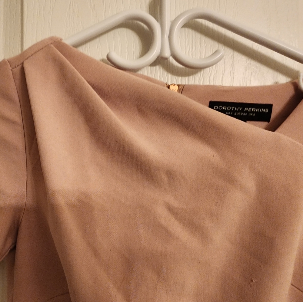 Dorothy Perkins beige xs midi dress
